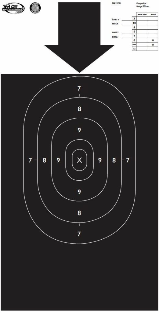 WA1500 Card Targets (Pack 25)