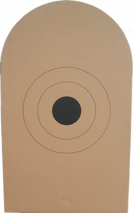 PNZ Action Pistol AP-1 Card Targets - HALF PACK